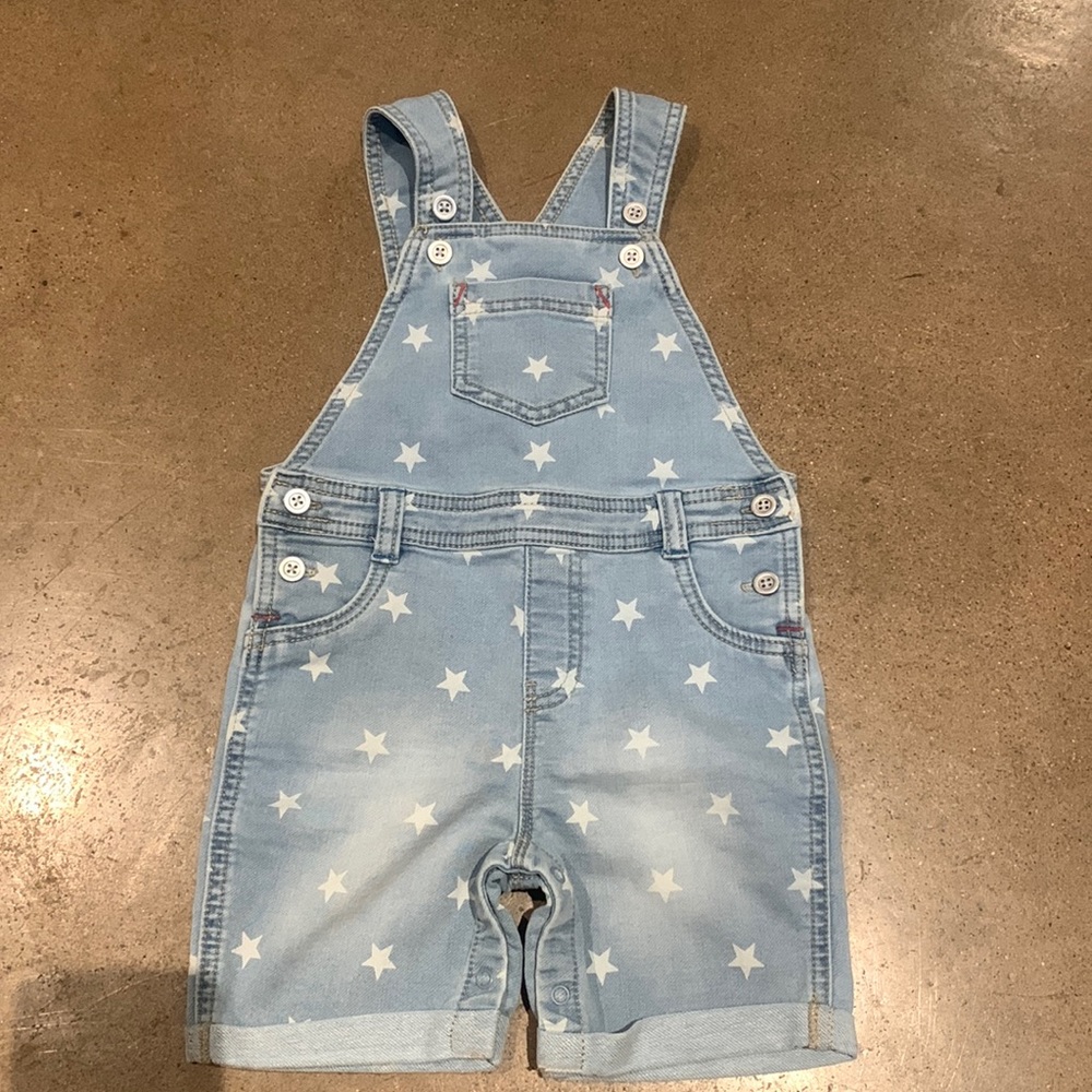 ⭐️ toddler star overalls shorts
